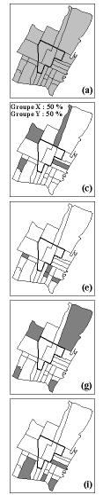 A szegregáció dimenziói Massey és Denton (1988) szerint Egyenlőség: két társadalmi csoport térbeli eloszlásbeli különbözősége Kitettség