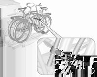A kerékpárokat mindig a korábban felszerelthez igazítsa. A kerékpárok kerékagya nem érintheti egymást. 5. Rögzítse a kerékpárokat tartókerettel és rögzítőszíjakkal az első kerékpárnál leírtak szerint.