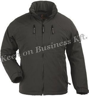 YIN WINTER XYIW három rétegből álló, 310 g/m 2 -es Softshell anyag a külső puha, rugalmas réteg 94% poliészter és 6% Spandex a közbülső réteg vízhatlan TPU film (vízállóság: 8000 mm), melynek