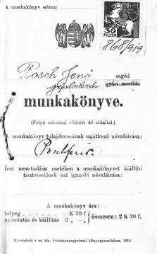 kép) előírták a három éves vándorlási időtartamot, a koldulástól való tartózkodást és visszatérés után a Fellebbvalóságnál való je - lent kezést és a könyv bemutatását.