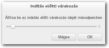 LINUX KLIENSEK KONFIGURÁLÁSA Indítás előtti várakozás A várakozási idő beállítása azért hasznos, mert a megadott értékkel beállíthatja, hogy a felhasználónak elegendő idő álljon rendelkezésre, amikor