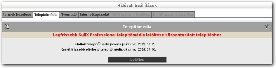 Új telepítő érhető el A letöltés közben a jobb felső sarokban látható villogó zöld üzenet