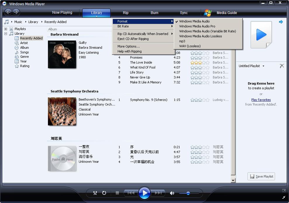4.2.3 Zeneszámok CD-ről való másolása Ha CD-ről zenét szeretne átvinni a lejátszóra, létre kell hoznia a zene digitális másolatát a számítógépen. Ezt a műveletet átmásolásnak hívják (ripping).