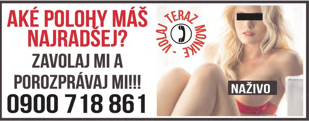 umelkyňa 0904 158 168 Bratislava Trnava 30-ročná Lucia - diskrétné sexi stretko na