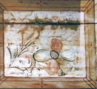 Barátos (Székelyföld) A két virágos növény száraival öleli, őrzi, zárja az életet igenlő