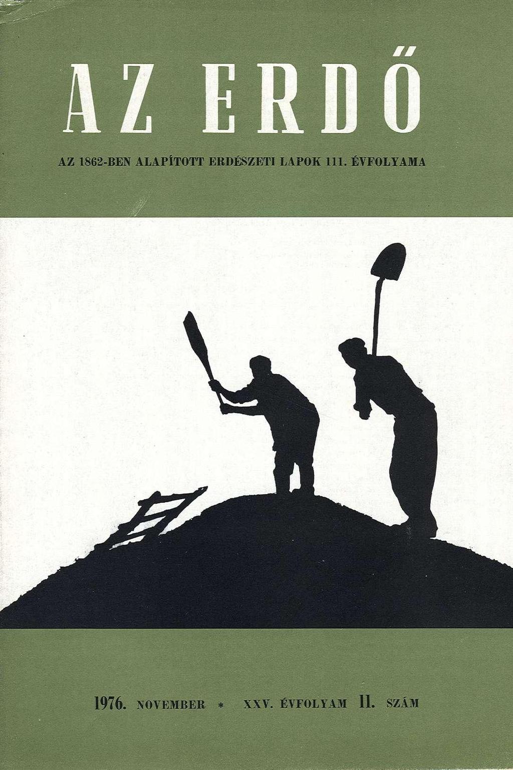 ERDO AZ 1862-BEN ALAPÍTOTT ERDÉSZETI LAPOK 111.