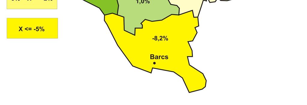 várakozásait ellensúlyozták a közigazgatásban (-395 fő, -15,7%) és a pénzügyi, biztosítási tevékenység területén (-15 fő, -9,7%) tapasztalt csökkentő elképzelések.