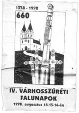 Pamätný ståp vo forme vyrezávaného náhrobníka postavený na pamiatku založenia obce v Bátorových Kosihách (foto Ilona L.