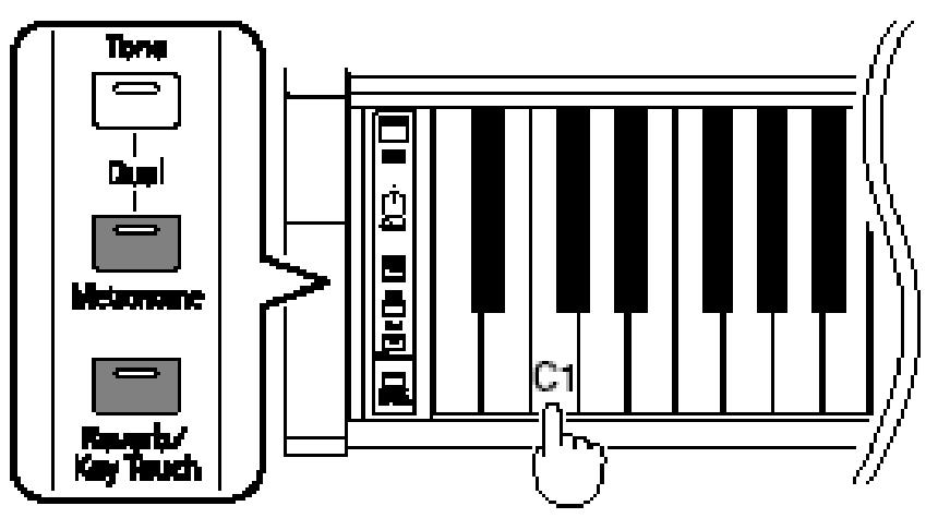 3. fejezet: Különböz beállítások megváltoztatása Hangolás egyéb hangszerekhez (Master Tuning) Amikor zenekarral játszik a HP101 lehet vé teszi, hogy beállítsa a referencia