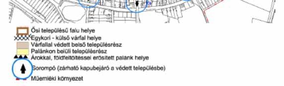 volt téglából. Bajom településszerkezete évszázadokon keresztül had as jelleg volt. (Négy utcával határolt tömböket alakítottak ki, amelyeket fából és földb l épült védm védett.