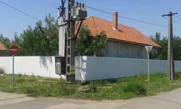 Az egykori sorompó védett, zárható