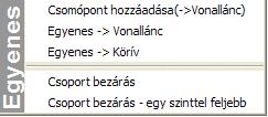 938 11.6. 2D-s csoport 11.6.14. Deaktiválás Az Eszközök menü Deaktiválás parancs bezárja az aktív csoport szerkesztését és visszatér a legfelső vagy a megelőző szintre.