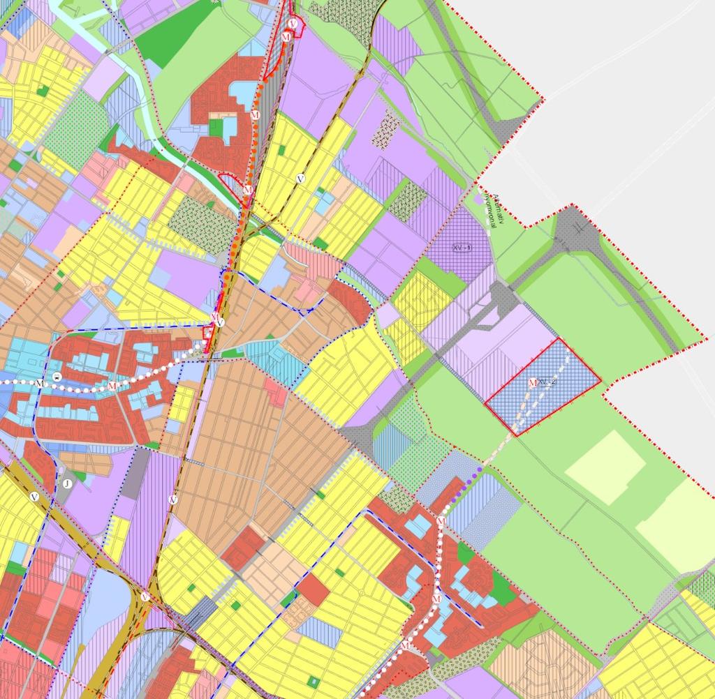 kell többek között a tervezett főút vagy gyűjtőút hálózati szerepkörrel rendelkező közterületen önálló kerékpáros infrastruktúra (kerékpárút vagy kétoldali irányhelyes kerékpársáv) helyigényét,