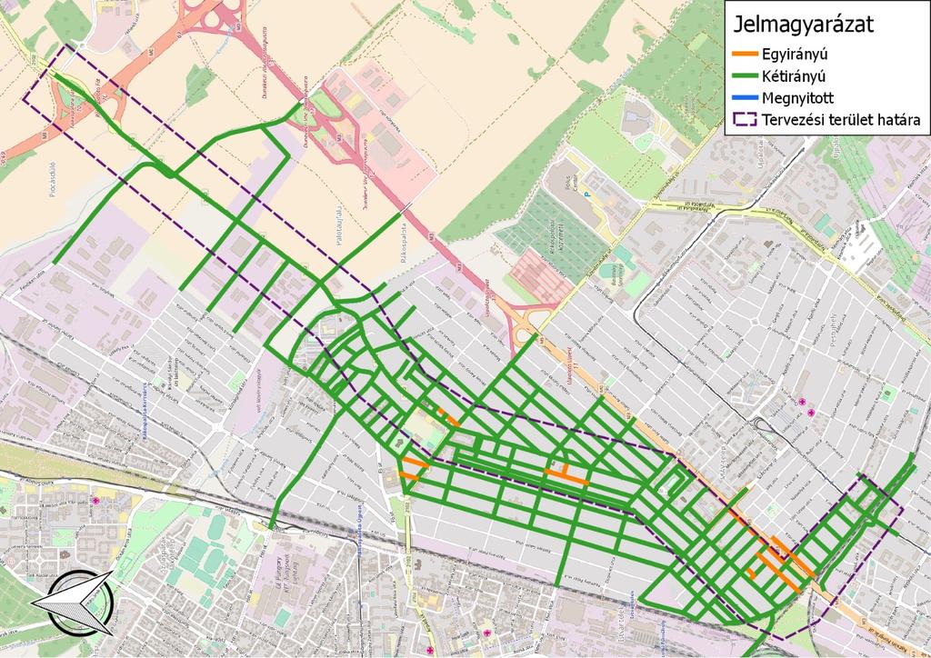 Budapest-Fót kerékpárút XV. kerületen belüli szakasza Kerékpárforgalmi Hálózati Terv 19.