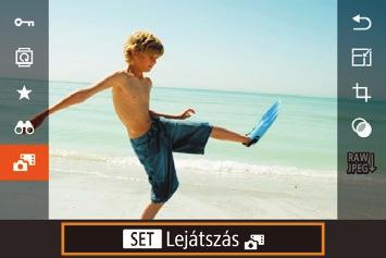 információs képernyőt a [Lejátszási adatok kijelzése] beállítási képernyőn a [ 6] lapon, nyomja meg a [ ] gombot, a [ ][ ]gombokkal válassza ki az [RGB] lehetőséget, majd nyomja meg a [ ] gombot.