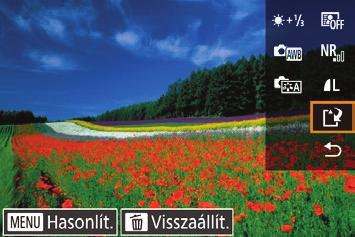 nyomja meg a [ ] gombot. zzha a [ ] lehetőséget választotta, a [ ][ ] gombokkal vagy a [ ] tárcsa elfordításával válassza ki az [K] lehetőséget, majd nyomja meg a [ ] gombot.