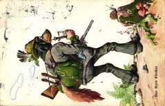Hunters, wild bo ars,