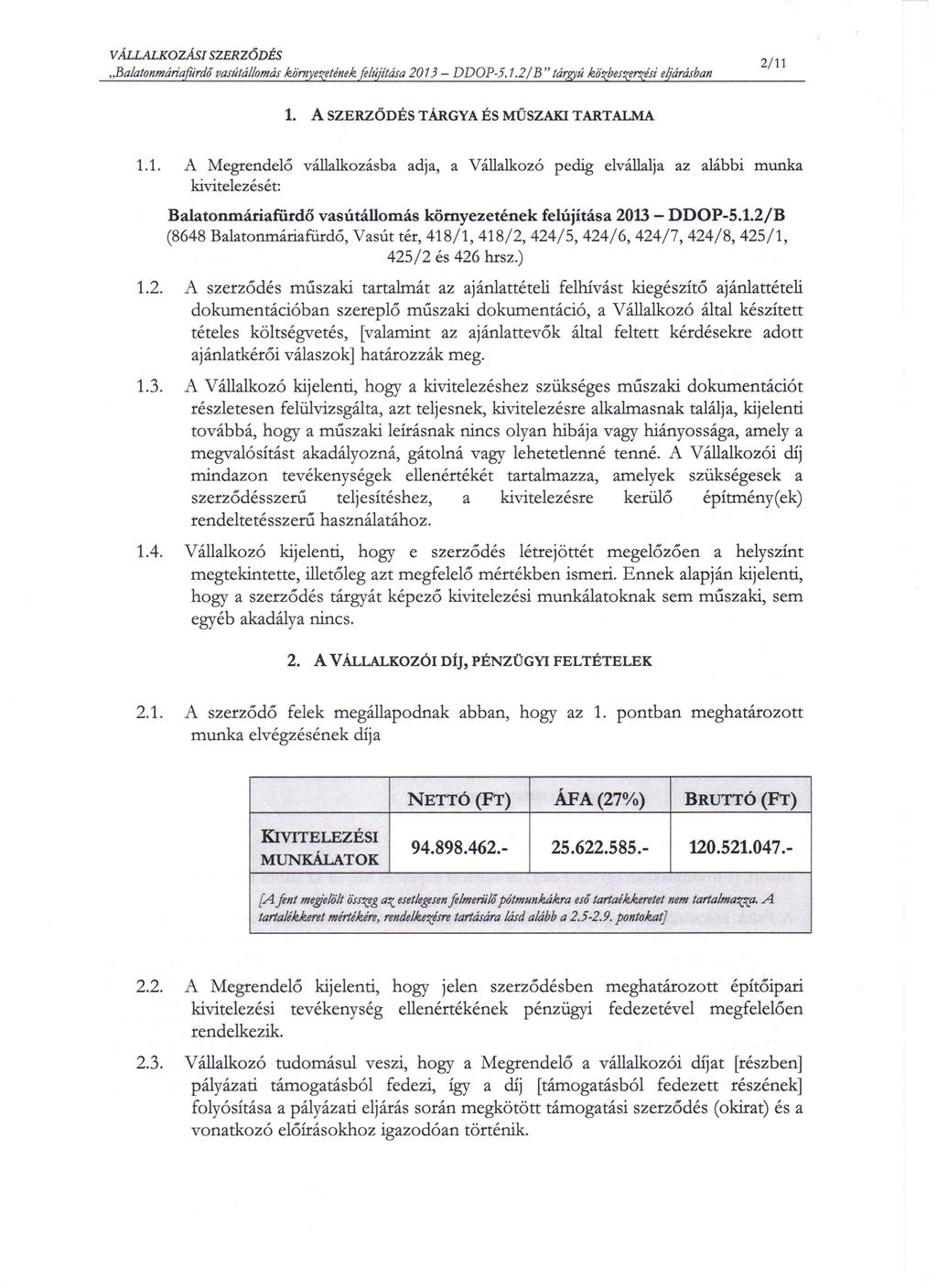 ,,BalatonmáriafiirdJ vasútállomás környezetének jelújítása 2013