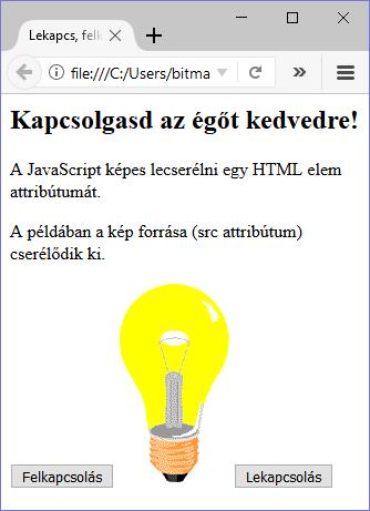 Dereng már, mire jó a JavaScript? Ha nem, kapcsoljuk föl a lámpát!