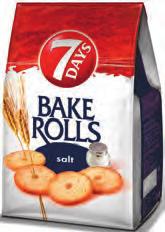 CHIPSEK 110 g/db El Sabor Salsa DIP szósz: 65 75 g/db 499,- 6 db : 4194, 1398, 799, 1598,- POM BAR BAKE ROLLS