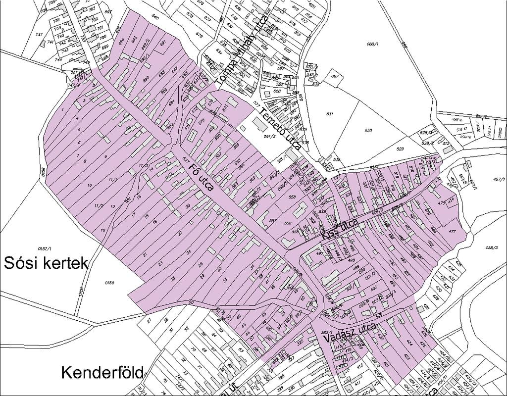 1. melléklet A helyi településképi védelemről szóló Szomód Község /2017. (.) ök. rendeletéhez 1. TERÜLETI VÉDELEM A HELYI TELELPÜLÉSKÉPI VÉDELEM ESETEI 1.