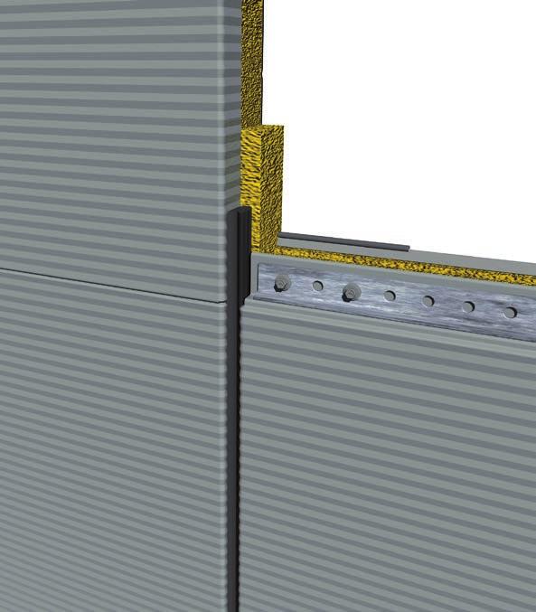Kretív építészeti lehetőségek Strukturált design homlokzti rendszer Méretre gyártott srokpnelek Sík felület időtálló formtervezés opionális tömítés külső module-/ Külső: LD 5 első: Tömítőszlg