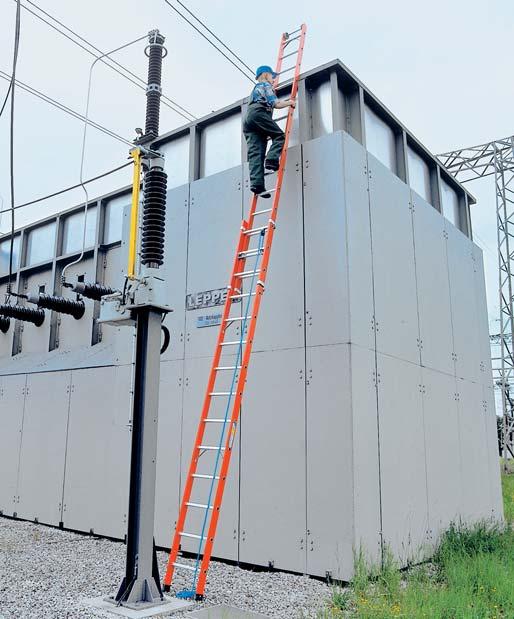 Magasfokú védelem az elektromos berendezéseken végzett munka során az üvegszál erősítésű műanyag szárprofilok szigetelésének köszönhetően.