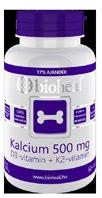 2800 Ft -31% Bioheal Kalcium 500 mg + D3-vitamin + K2-vitamin, 70 filmtabletta A Bioheal készítménye kalcium, D3-vitamin és K2-vitamin-tartalmával együttesen, egymás hatását erősítve járulnak hozzá