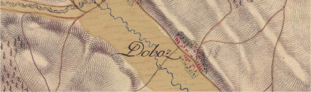 A Dobozi kereszteződés is szerepel már az 1763-87 között készült térképen, ez a kereszteződés feltehetően fiatalabb, összefüggésben lehet a Hatvan-pusztai illetve távolabb az