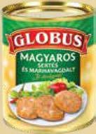 GLOBUS KÉSZÉTELKONZERV 400 g (947,50 ) 33% 269 * 179 GLOBUS VILLÁRA