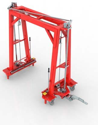 Kocsiemelés magassága Trolley s lift height Fordulókör sugara Turning radius Vontatmány terhel- hetősége- Platform load capacity [kg] Teljes szerelvény terhelhetőségetugger train max load [kg]