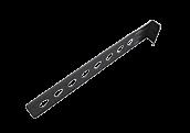 Ereszszellőző-elem (fésűs/fésű nélküli) tetőléchez szegezéssel, öt ponton méterenként 0,11 kg/fm (fésűs) (fésű nélküli) Synus cserepekhez Rundo, Zenit cserepekhez A Rundo, a Zenit cseréphez fésű