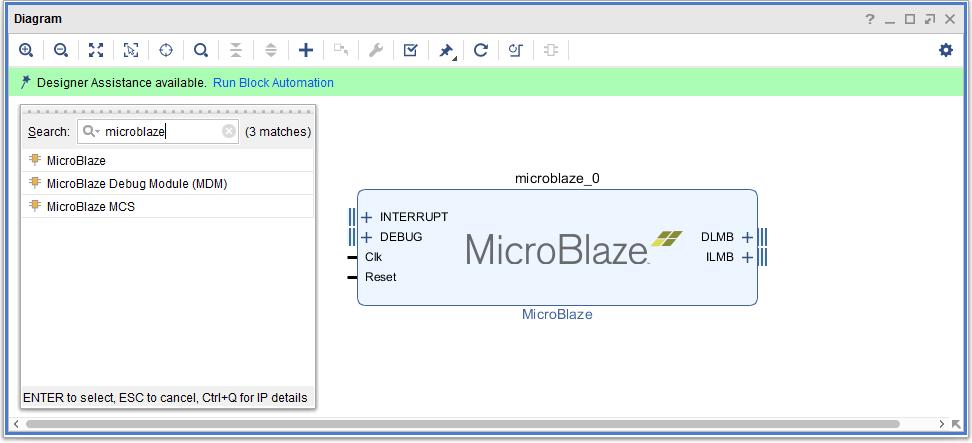 IP Integrator Block Design IP Integrator Create Block