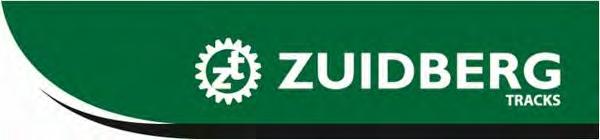 Gumihevederes járószerkezetek ZUIDBERG TRACKS Gumiheveder rendszer - Talajnyomás Az alcsonyabb talajnyomás nagyobb hozamot eredményez.