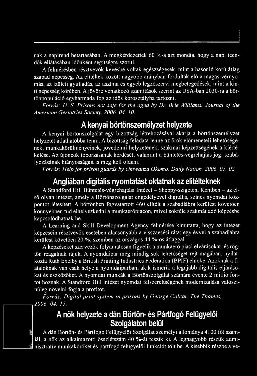 Journal o f the American Geriatries Society, 2006. 04. 10.