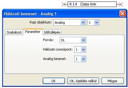 TAPPS2 Programozás UVR1611: 1 2 Analóg hálózati bemenet 5 Mért érték Szenzorcím indexe 4 Forrás: DL 3 Egy még használaton kívüli bemeneti változót kell kiválasztani minden egyes új értékhez.