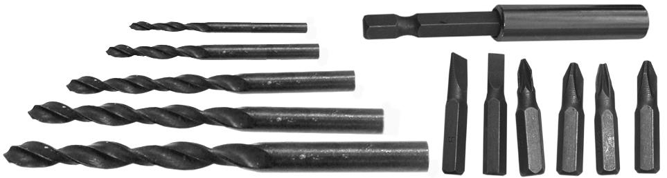 töltéshez 220V-os akkutöltő 5db-os fúrókészlet