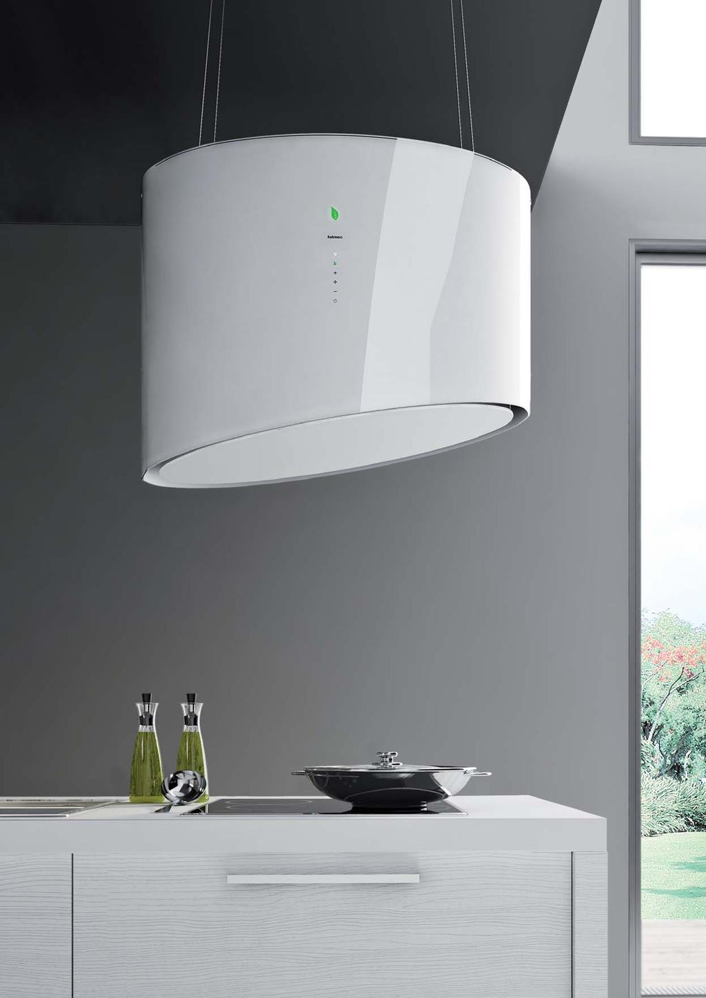Zeo szűrő Fém zsírszűrő, kivehető és mosható Black or white tempered glass Ionising system for air purification Perimeter suction NEON