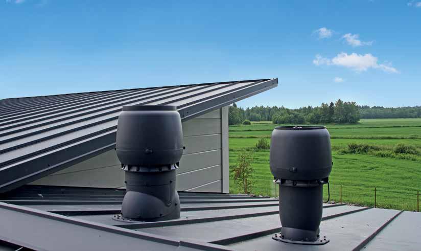 VILPE ECo család Innováció és energiahatékonyság a szellőzőrendszerek területén VILPE A VILPE ECo sorozatú tetőventilátorok hatékonyan vezérelhető, egyenáramú motorral ellátott tetőventilátorok.