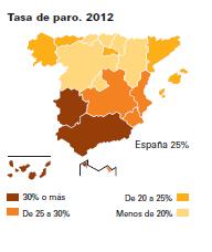 Spanyolországi helyzetkép Hangsúlyok: gazdasági növekedés és foglalkoztatás politika Várható növekedés 2014 után indul be Munkanélküliség - 2013.