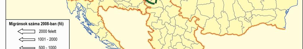 Így a migránsok területi elhelyezkedésének magyarázatában a jövedelmek regionális különbségei mellett fontos szerep jut a fogadó területek elhelyezkedésének, valamint a