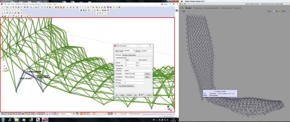 information model Tekla Structures, Solibri Model Checker Ó Michele Calvano and Mario Sacco, ArchiRADAR