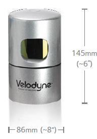 Autóipari LIDAROK I. Velodyne VLP-16 (Puck Lite) vs.