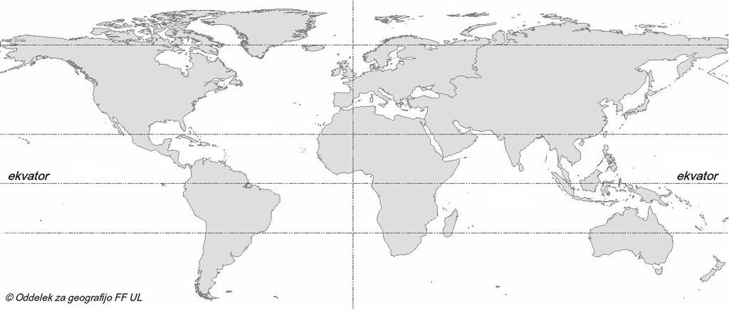 4/20 *M18150151M04* Obča / Általános földrajz 1. Na sliki 1 je s črkami od A do F označenih šest območij na svetu.