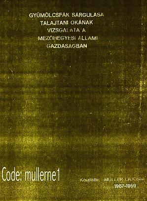 Volt más mérés is korábban, amivel ki tudták mutatni a növénypusztító hatását a talaj vízben oldott káliumtartalma