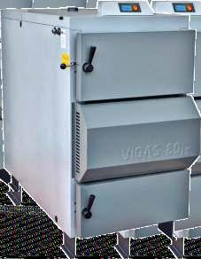 A VIGAS kazánok standard felszerelésként 18 mm átmérőjű, réz hűtő-hőcserélő hurokkal vannak gyártva ami gátolja a kazán túlmelegedését vészleállás esetében is.