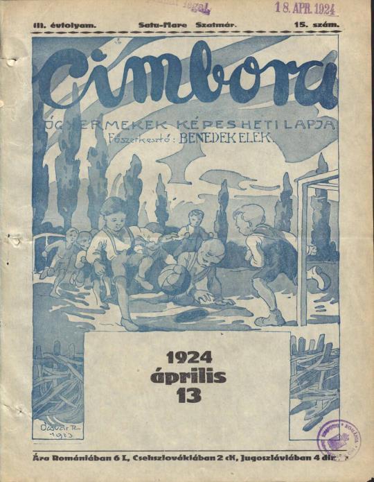 címlap Cimbora, 1924.
