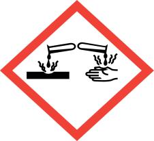 2.2. Címkézési elemek Piktogram: Figyelmeztetés: Veszély Figyelmeztető mondatok: H315 Bőrirritáló hatású. H318 Súlyos szemkárosodást okoz.