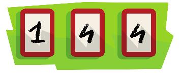 I. 2. RENDEZD SORBA! 1 Készíts háromjegyű számokat a képen látható számkártyák mindegyikének felhasználásával! Sorold fel az összes esetet! Hány esetben kaptál négyzetszámot? Háromjegyű számok:.