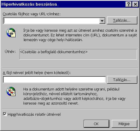 Itt beállíthatjuk, hogy ezek közül melyek jelenjenek meg a Mindent mutat gomb benyomott állapotában. Ablak: Itt adhatjuk meg, hogy mely vezérlıelemek látszódjanak a Word fıablakában.